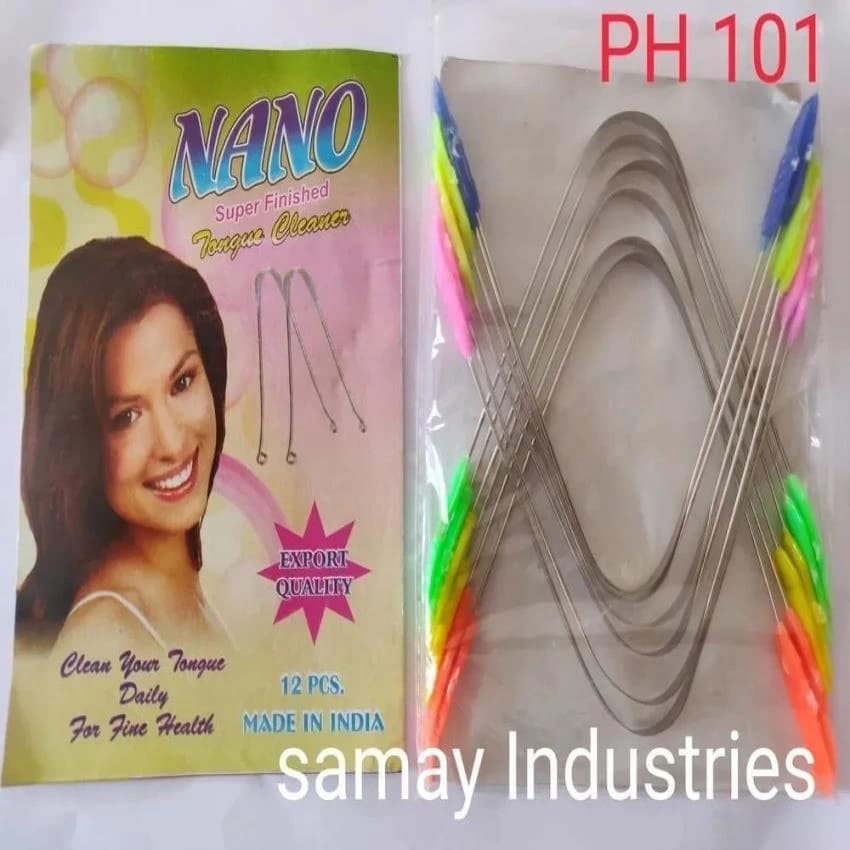 Nano Steel Tongue Cleaner, For Personal, Packaging Size: 12 Pieces