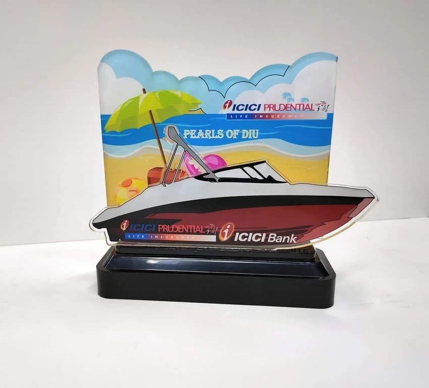 4 Color Digital Printing Transparent Acrylic Memento
