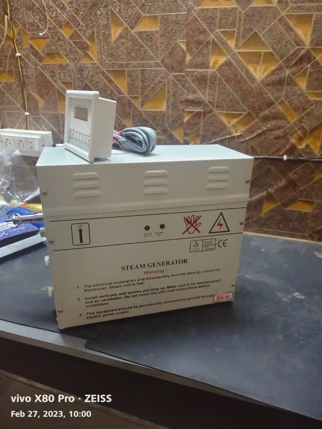 Stainless Steel Steam Bath Generator, For Gym, Model Name/Number: 6 kw