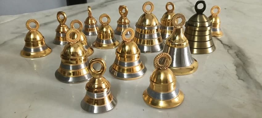 Golden Brass Hanging Bell