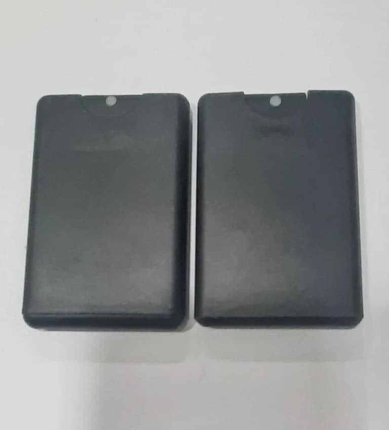 Black Pocket Perfume Card Sprayers for Travel, Size: 20mL