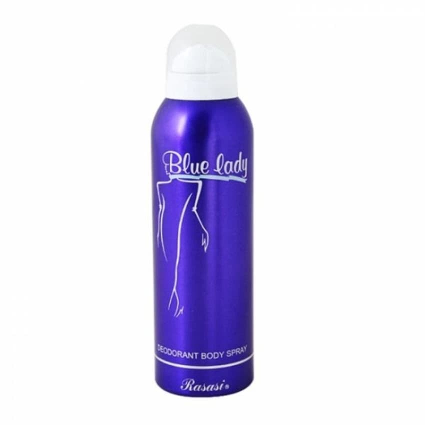 Rasasi Blue Lady Deodorant Body Spray, Bottle, for Personal