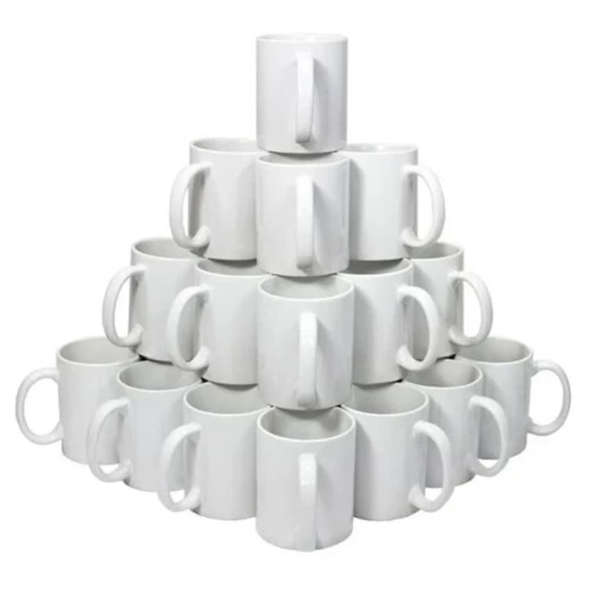 Plain White Mug, For Office