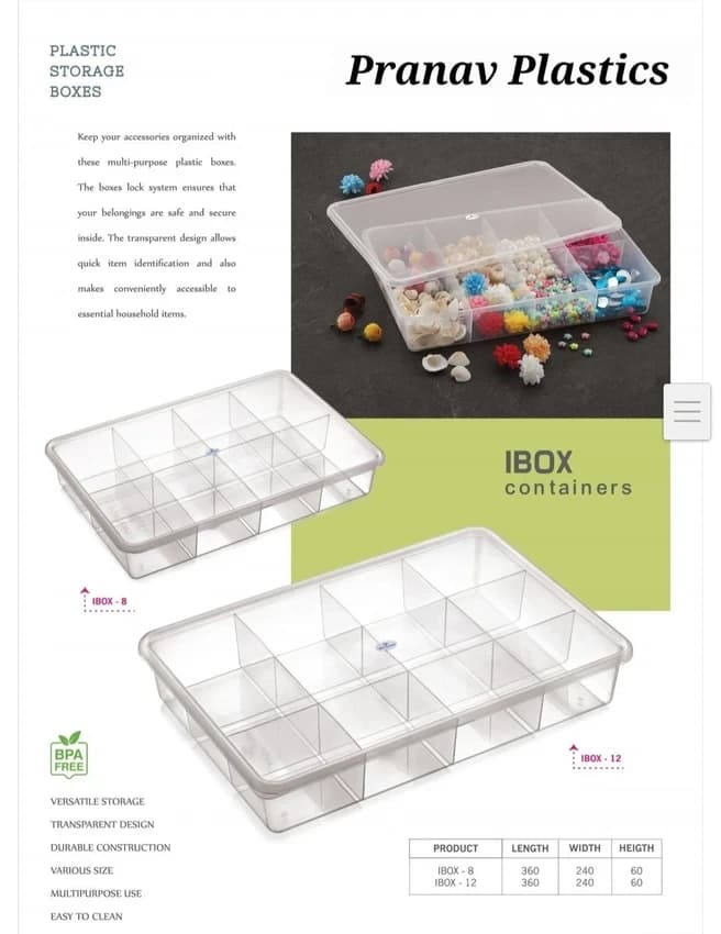 Plastic Jewelry Box