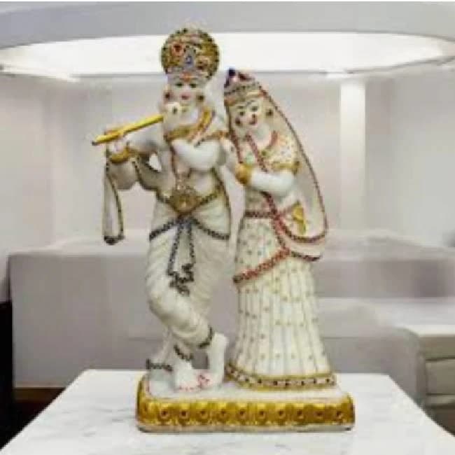 Marble Radha Krishna Idol