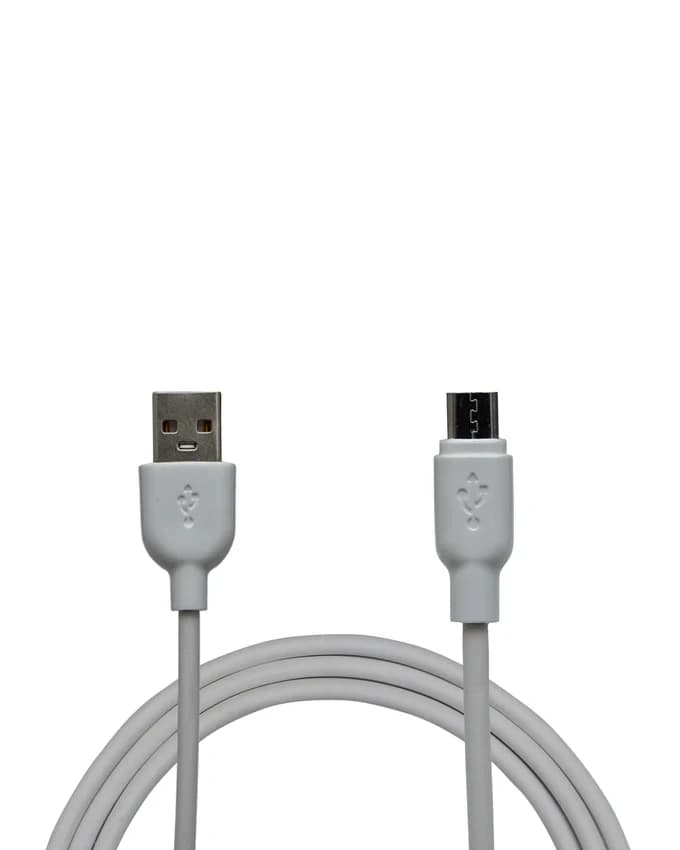 3 A White Micro USB Data Cable, USB-A