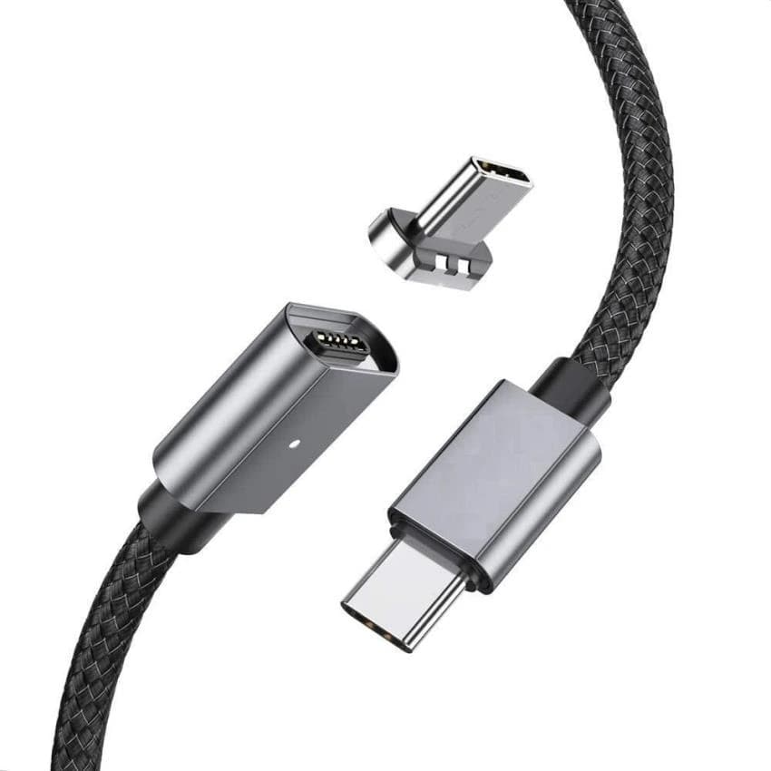 100W Magnetic Type C To Type C Cable