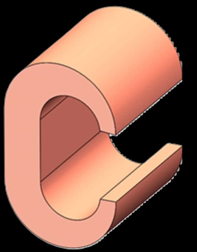 C Crimp Connector, 1.5 mm, 300 MHz