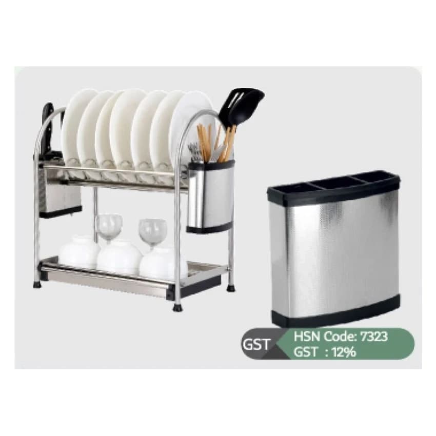 Silver Excellenza SS Dish Rack