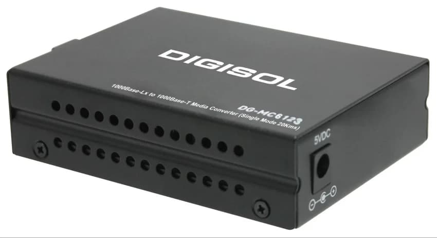 Single Mode DIGISOL Media Converter - DG-MC6123, For Ethernet