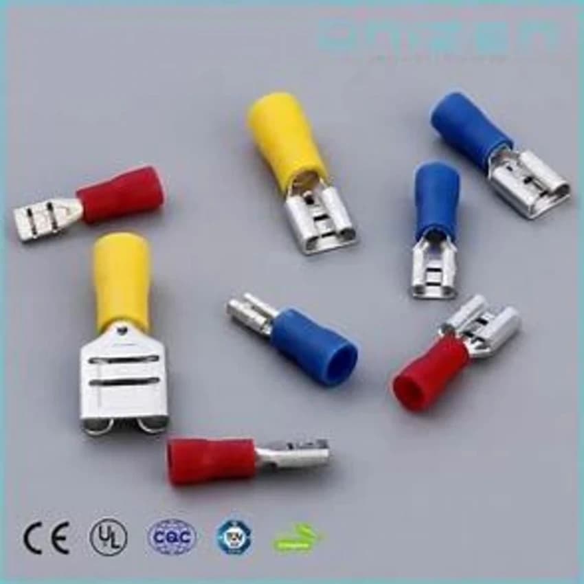 Brass Snap On Terminals (Tinned Copper, PVC Insulated)