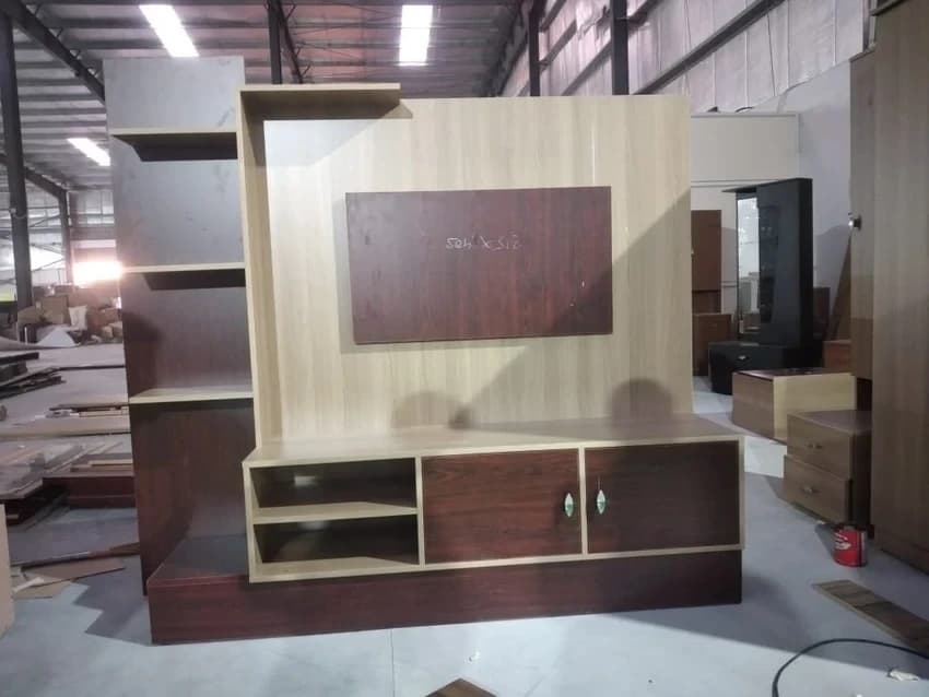 Wall Wooden Tv Unit