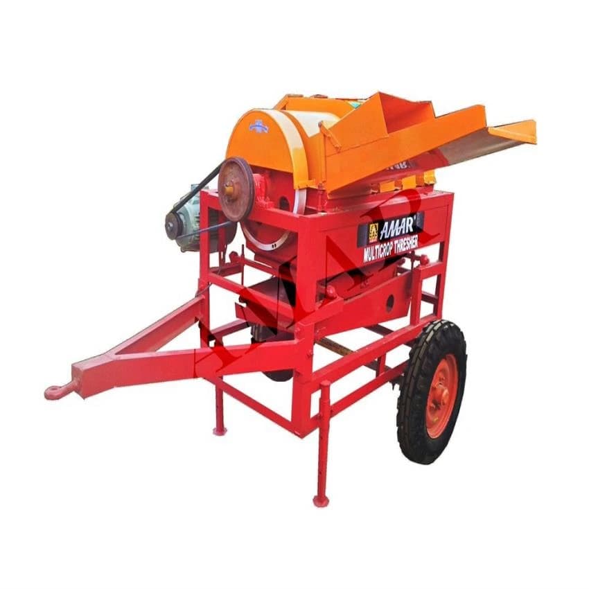 5 - 7.5 hp Amar Multicrop Thresher - Electric Motor Model
