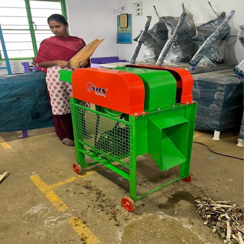Electric Motor Corn Stalk Ars Chaff Cutter Cum Shredder, 400-600 kg/hr, 3-5 HP
