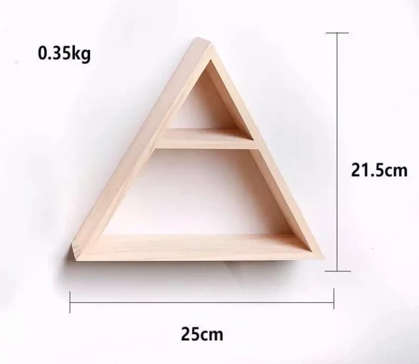 Wooden Wall Display Shelf