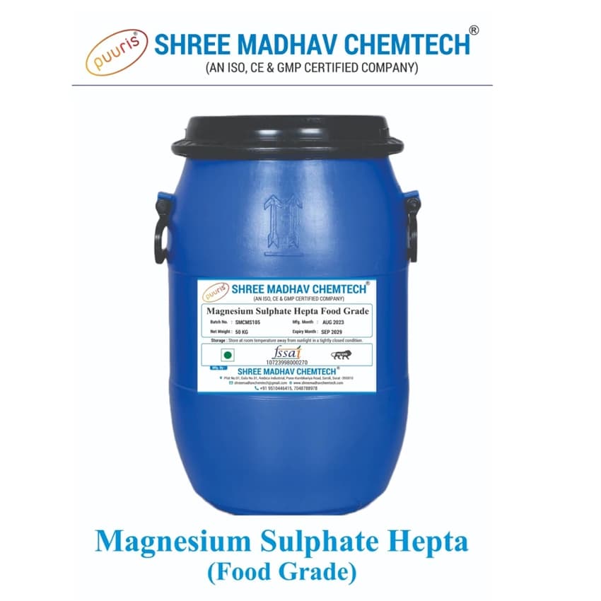 Food Grade Magnesium Sulphate Heptahydrate
