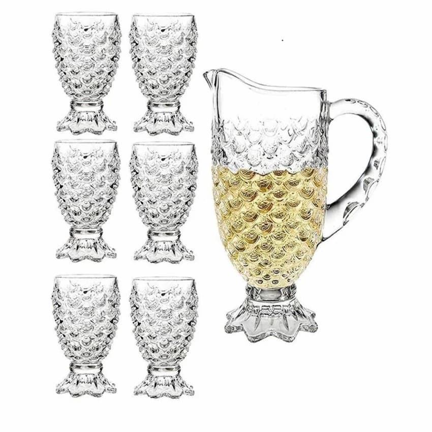 Glass Crockery Set, For Hotel, Set Contains: 6 Piece
