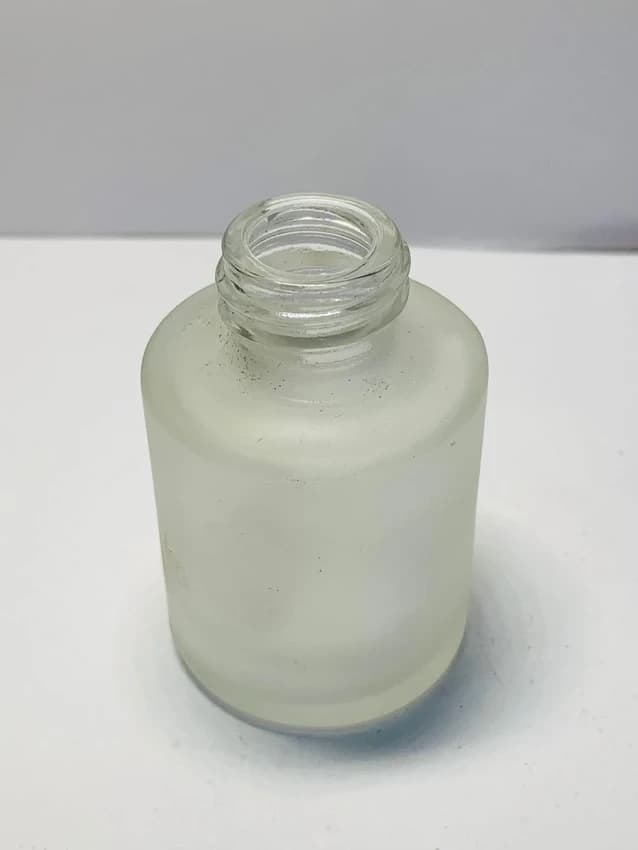 25 ml Round Frosted Glass Bottle Neck Size - 20 mm, For Cosmetics