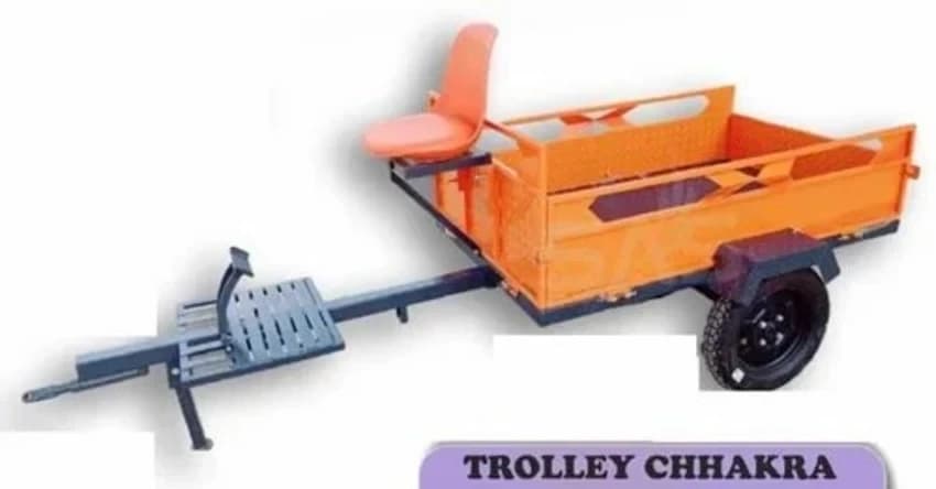 Mild Steel Power Weeder Trolley