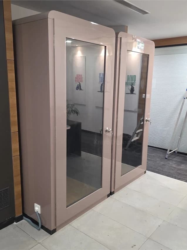 Wood & Aluminium Small Private office pod in Delhi, For Sound Absorbers
