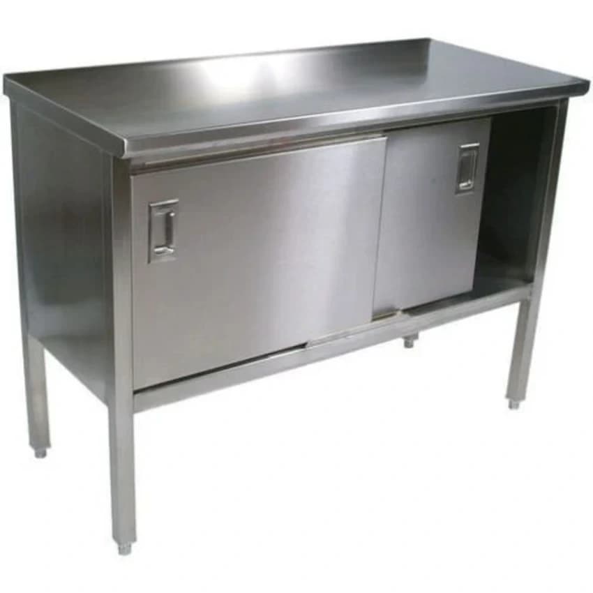 Silver Stainless Steel Kitchen Table