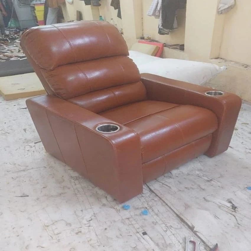 Rexine Motorized Rexene Recliner Chair