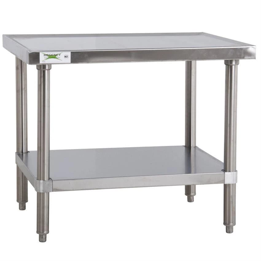 Silver SS Dough Mixing Table