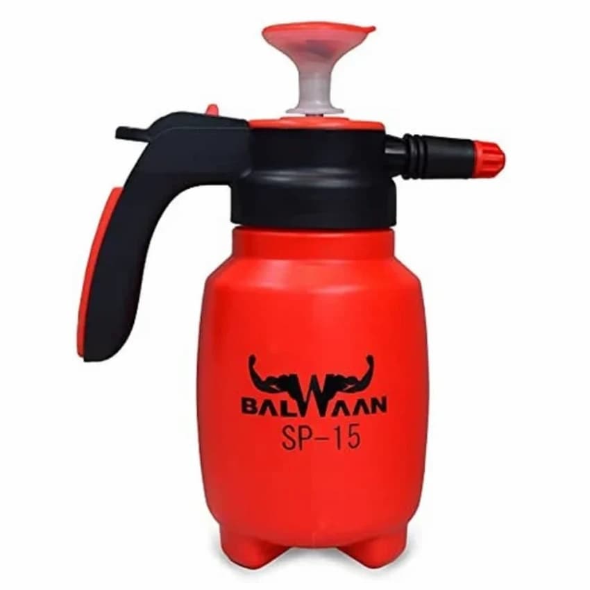 Balwaan SP-15 Red and Black Plastic 1.5 Ltr, Capacity: 1 L, Size: 28 X 24 X 14 cm