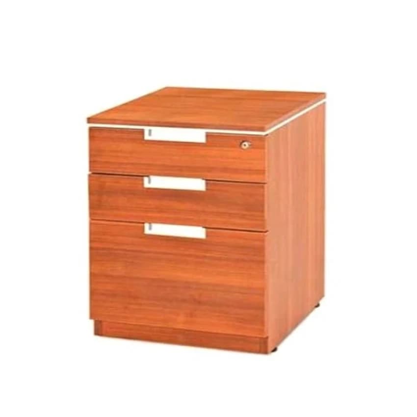 Brown Pedestal Storage Unit