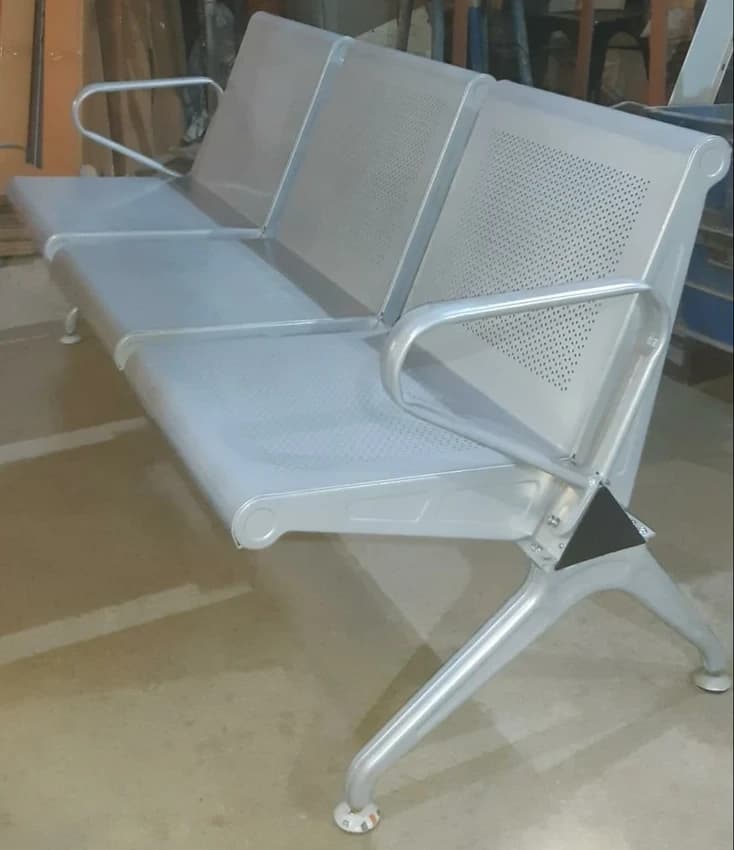 3 Seater Iron Airport Waiting Chair