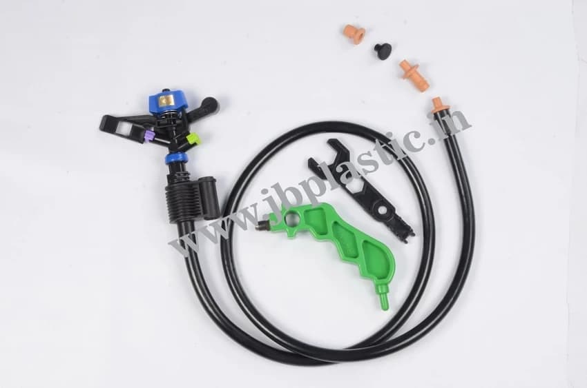 J.B. Plastic POM Mini Impact Sprinkler Set, For Agricultural