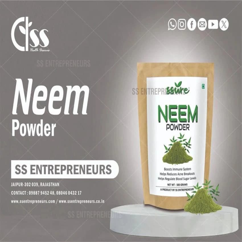 SSURE Neem Leaf Powder, Prescription, Treatment: Purifies Blood