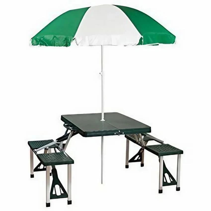 Picnic Table with Umbrella