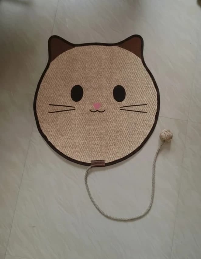 Cat Shape Cat Scratch Mat