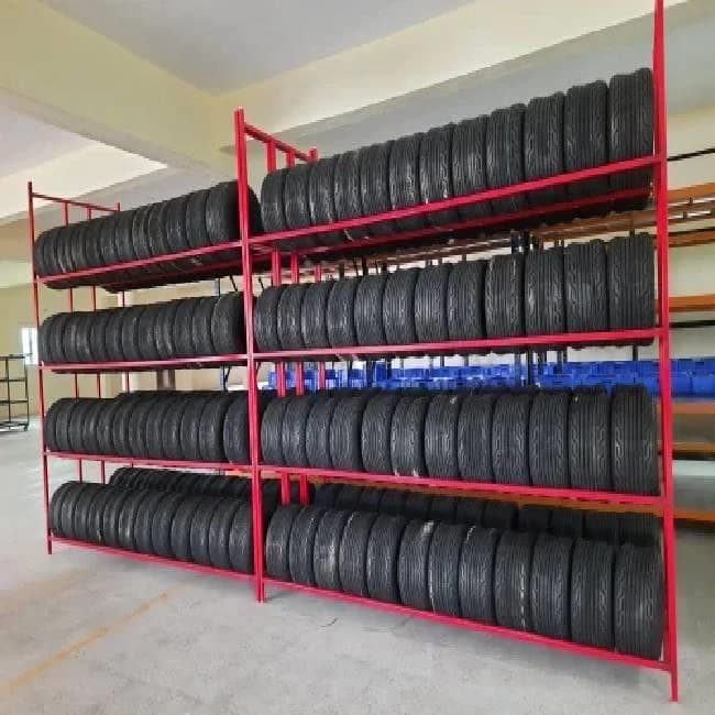 6 Shelves Iron Tyre Display Racks