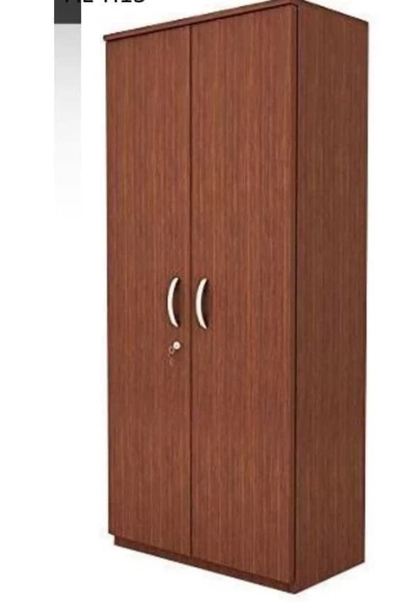 2 Doors Wooden Almirah, With Locker