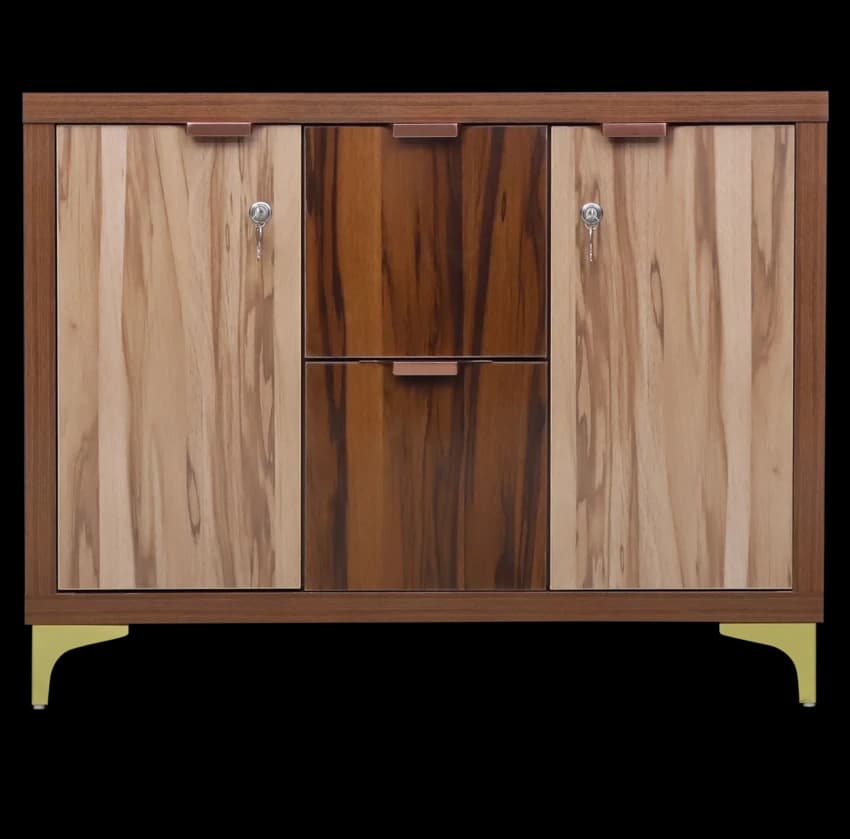 3 Feet Wooden Office Cabinet