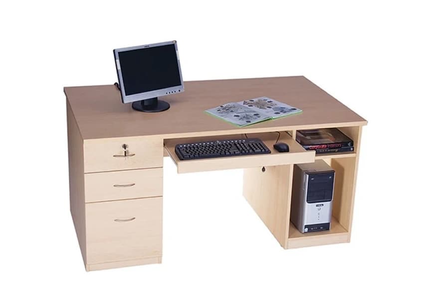 Wooden Rectangular ABP-258 Laptop Table, Brown