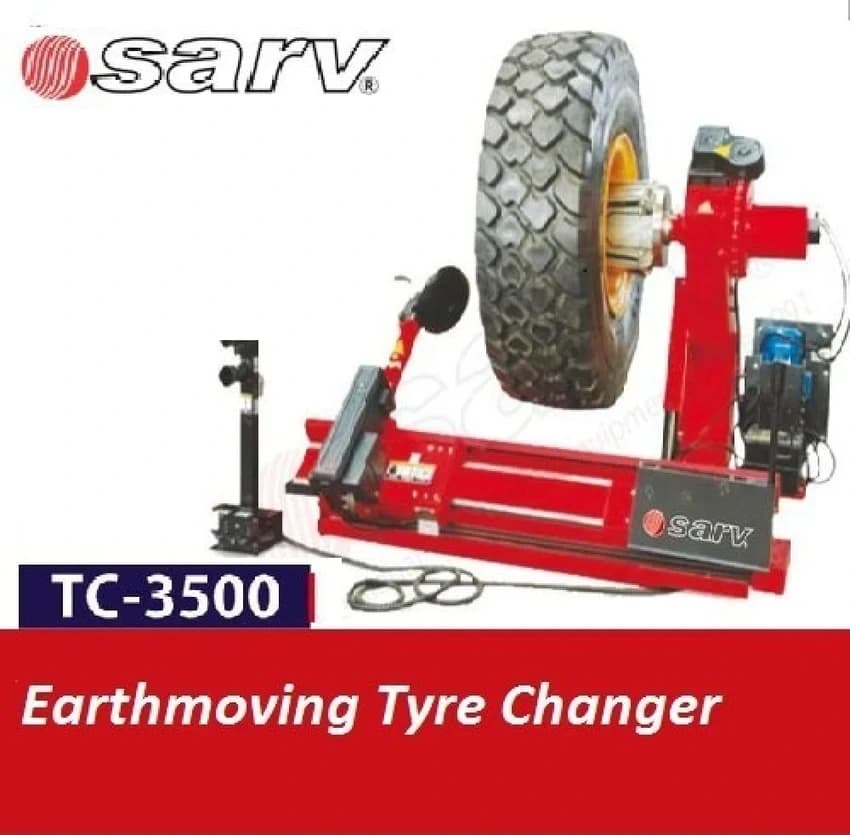 SARV TC-3500 Heavy Duty Automatic Tyre Changer for Tractors & Earthmoving Vehicles