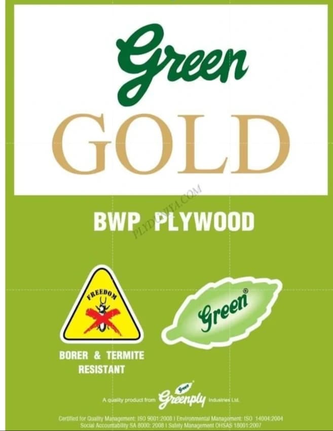 Greenply Green 710 Bwp Marine, Thickness: 19, Size: 8X4