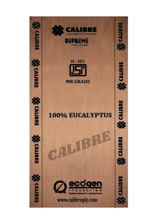 16 mm Calibrated MR Plywood, 8X4 Feet