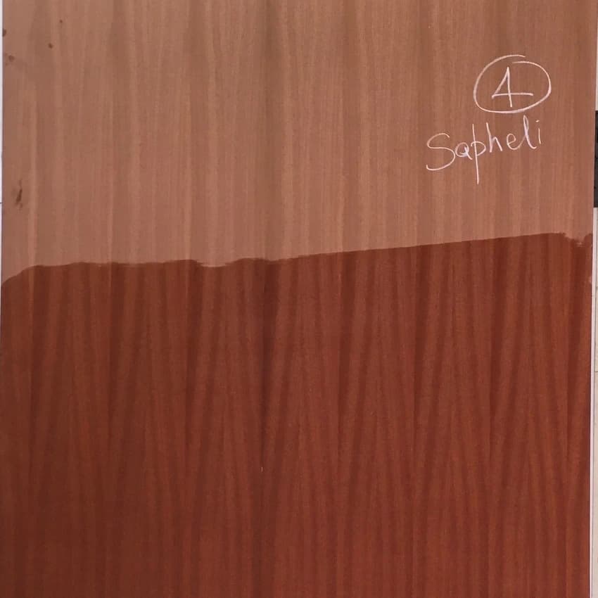 Wooden Wood Veneer Sheet - Sapheli, Thickness: 4 mm