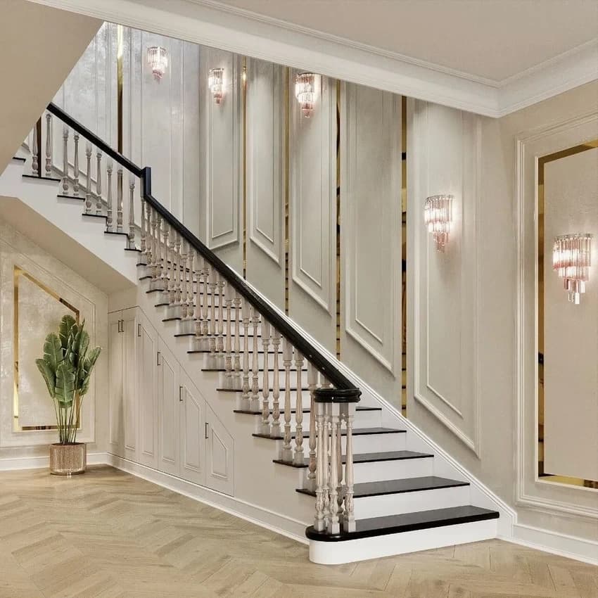 CHARCOAL French Wall Moulding, Thickness: 35MM