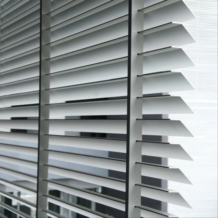 PVC Plain Schueco Aluminium Ventilation Louver, For Residential,Commercial