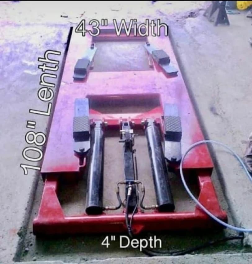 Automotive A4TLRL Low Rise Scissor Lift, Running Mode: Stationary
