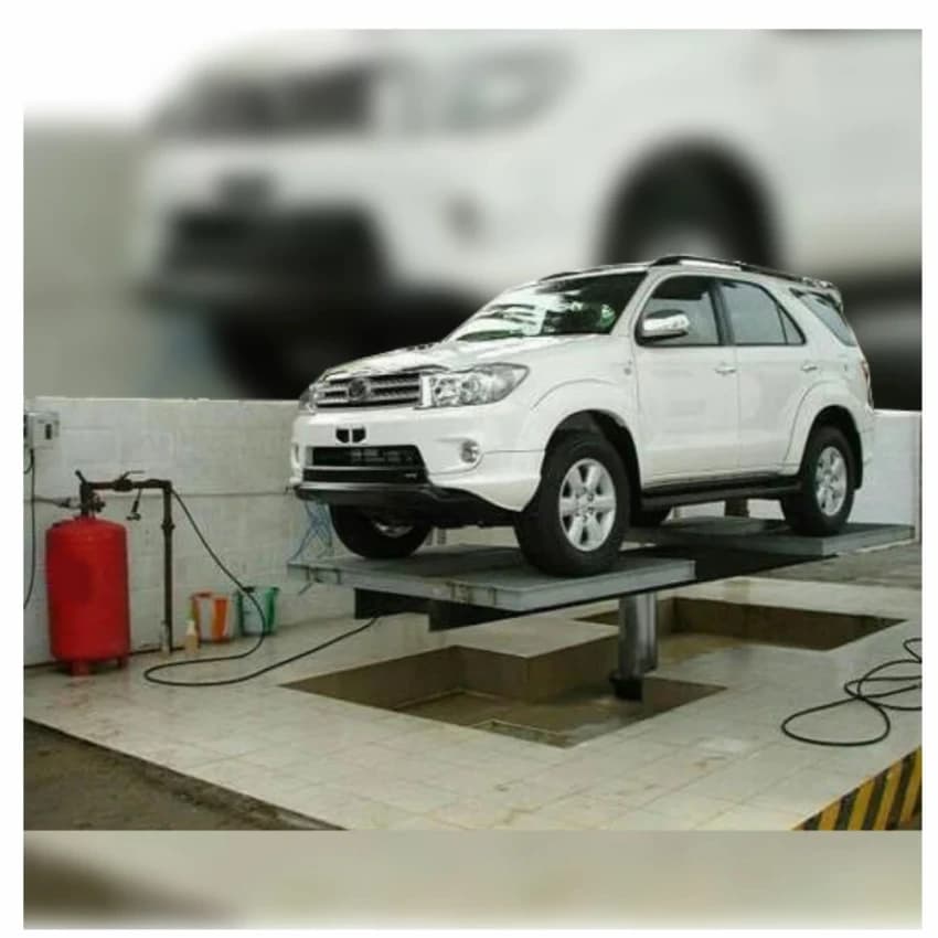 1-Post Mild Steel Car Washing Lift