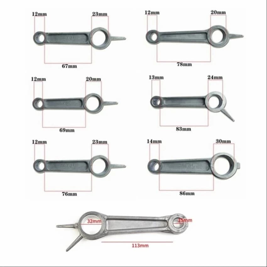 Air Compressor Silver Connecting Rod