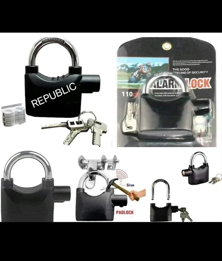 Deadbolts Rectangular Security Alarm Lock, 30 mm