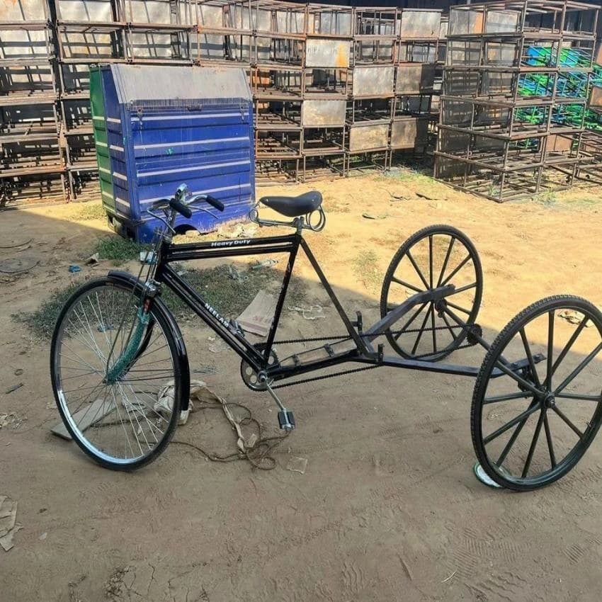 Garbage Tricycle Frame