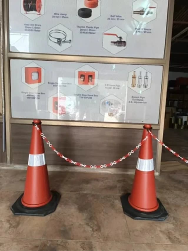 Rubber Base Safety / Industrial Cone